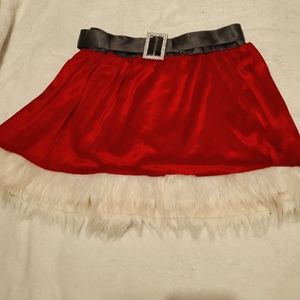 Girl's Santa Mini Skirt From Claire's